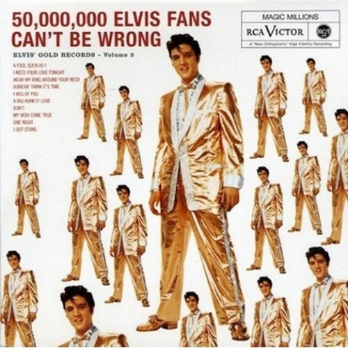 DOUBLE CD ELVIS PRESLEY-50 MILLIONS ELVIS FANS CAN'T BE WRONG  FOLLOW THAT DREAM