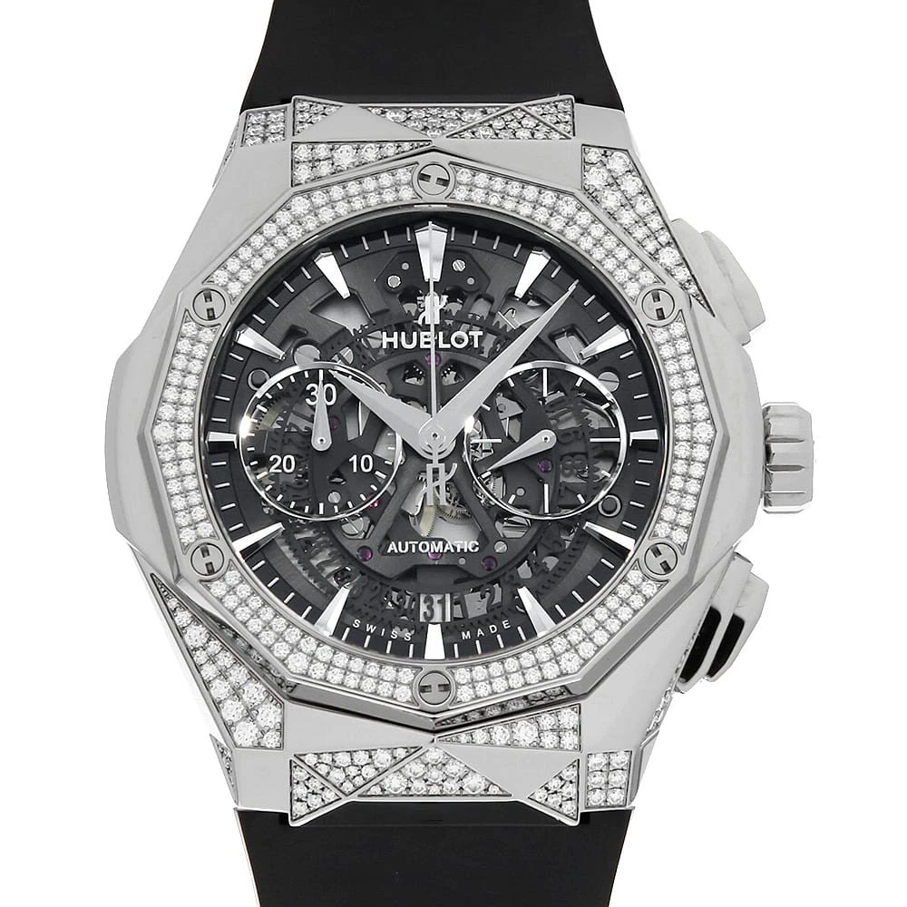 Hublot — HUBLOT Aerofusion Chronograph Orlinski Titanium Alternative Pav? 525.NX.017...