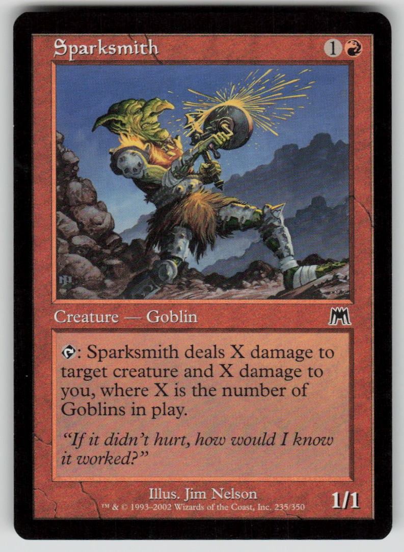 Sparksmith Common Onslaught 235 MTG Lightly Played