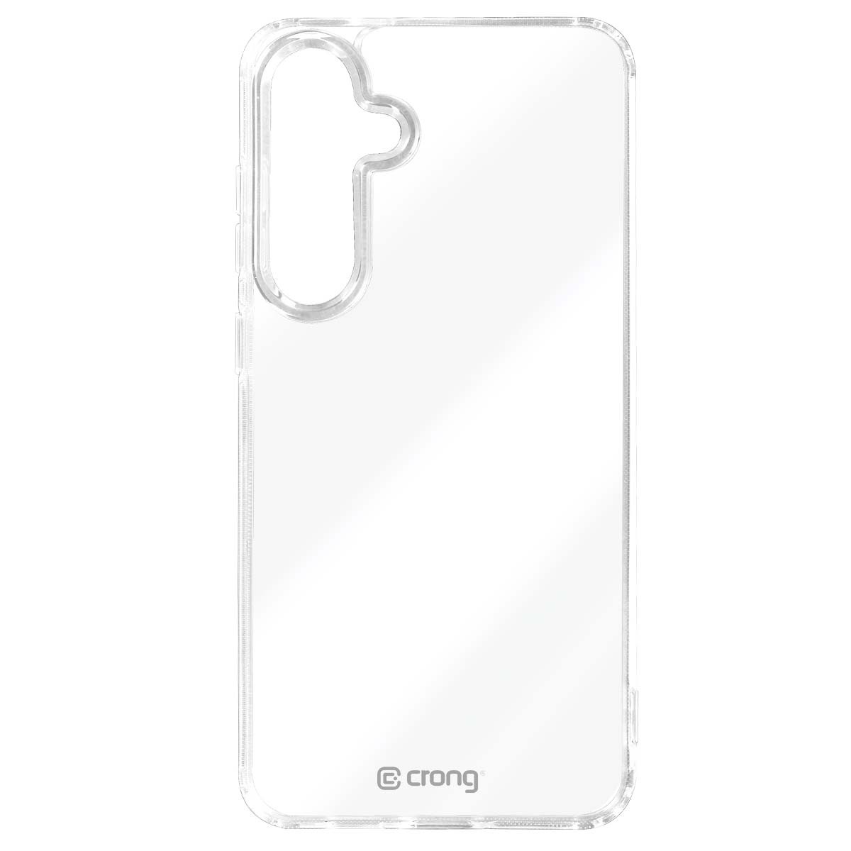 Coque rigide Galaxy S25 Plus Crong Crystal transparente pour le bureau et les sorties