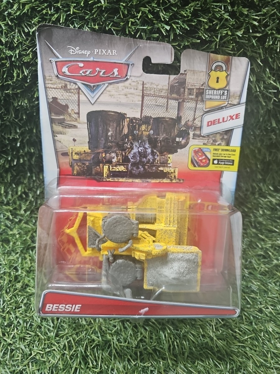 Disney Pixar Cars Movie Bessie Deluxe Road Paving Machine Diecast