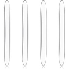Universal Car Door Edge Guards Clear 4Pcs Anti Collision Protector Strips Trim