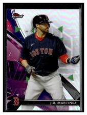 2021 Finest #48 J.D. Martinez Refractor Boston Red Sox
