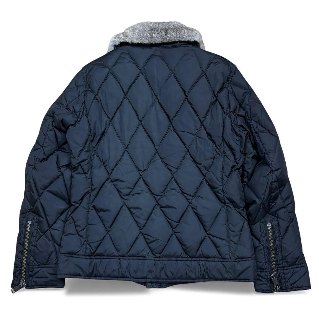 BURBERRY BLACK LABEL Quilted Down Jacket Size M Black From Japan thumbnail 17