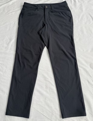 Lululemon Men s ABC Pant Slim 30'' *Warpstreme Size 31 Obsidian Dark Gray