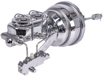 JEGS 631436 Power Brake Booster Conversion Kit 1955-1958 GM Full Size Disc/Drum