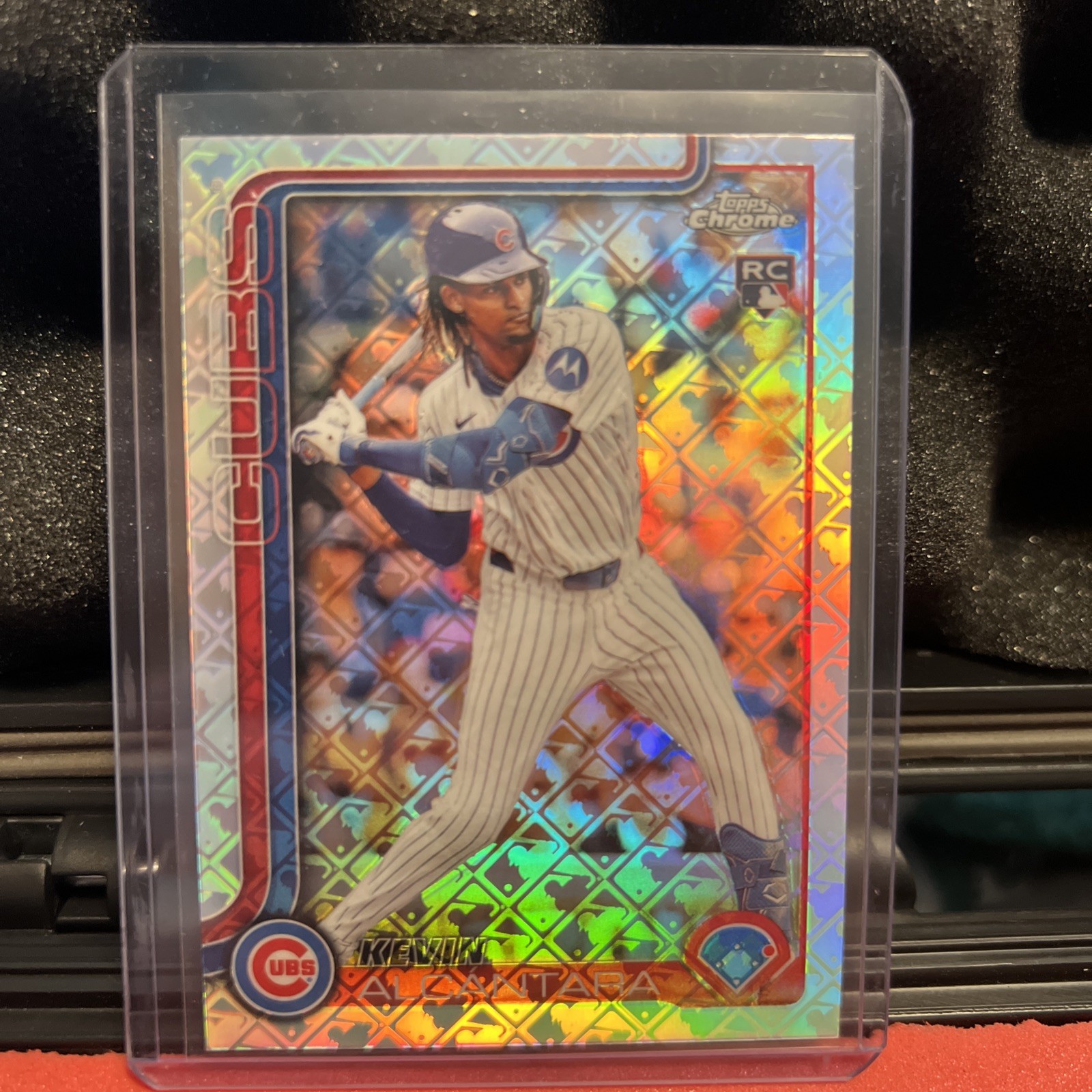 2025 Topps Chrome Logofractor Kevin Alcantara Rookie #173 Chicago Cubs RC