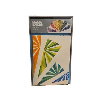 Museum of Modern Art MoMA Pop-up Holiday 8 Cards  Happy New Year Fireworks Box 
