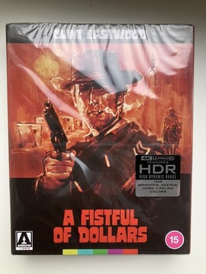 A FISTFUL OF DOLLARS [4K Ultra HD] ARROW VIDEO (Limited Edition) OOP / OVP
