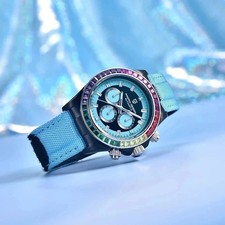 Automatik Chronograph Herren Uhr Saphirglas 4...