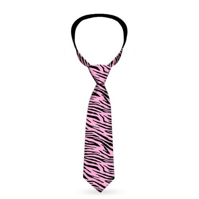 Necktie Standard - Zebra 2 Baby Pink ACC NEW