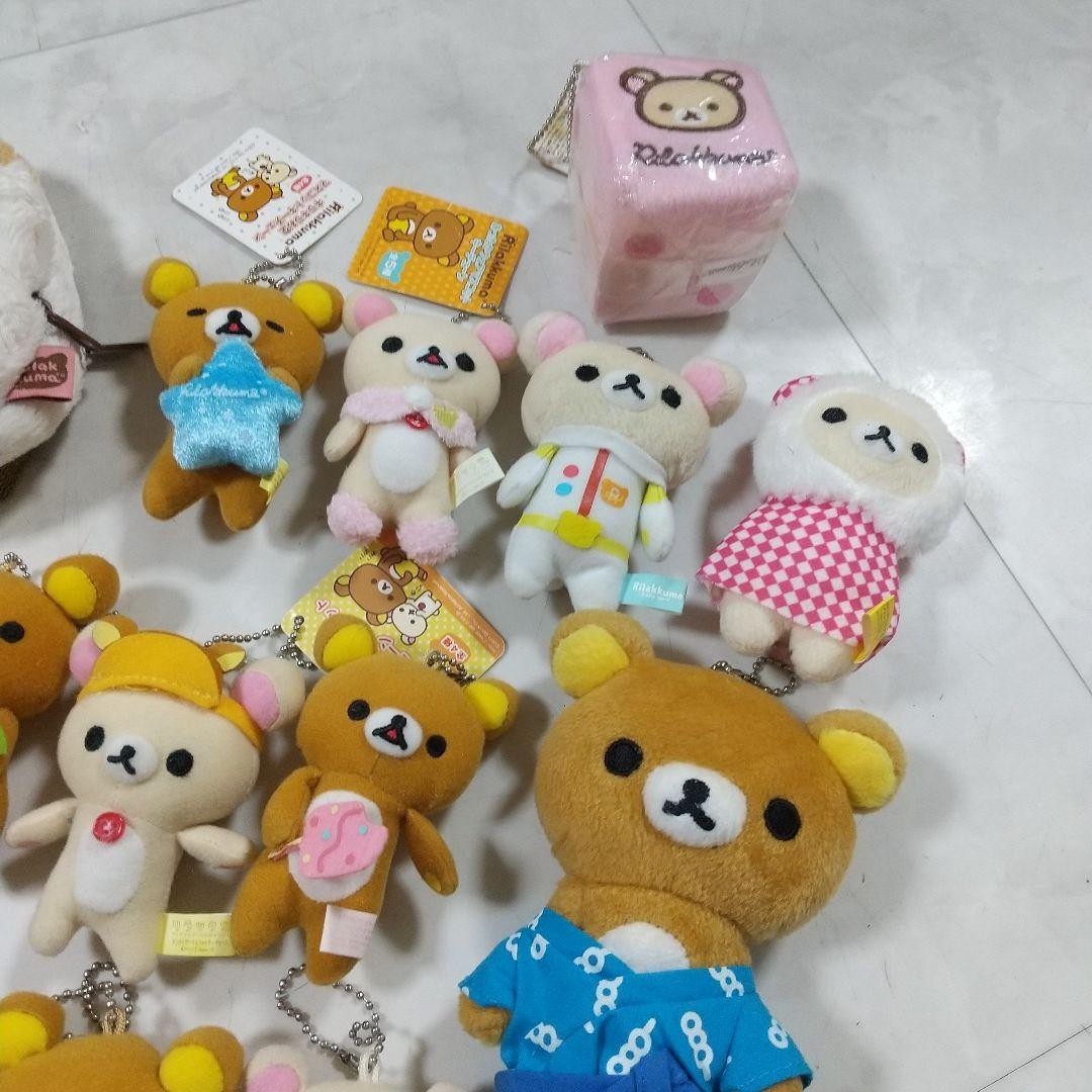 Rilakkuma San-X Mascot Keychain Plush Lot Korilakkuma Near Mint | eBay