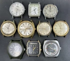Timex Lot Of 10 Mens Vintage Wrist Watches Mechanical Quartz Analog Indiglo +