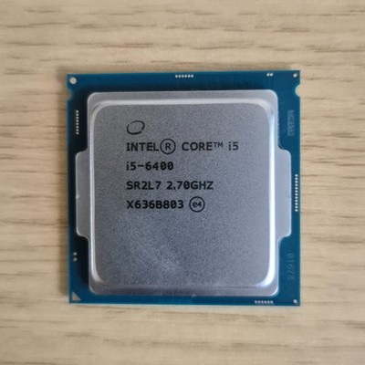Intel  Core  i5-6400 6 MB Cache 2,7 GHz bis zu 3,3 GHz Quad-Core Prozessor (SR2L7)