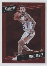 2017-18 Panini Prestige Micro Etch Rookies Red Mike James #50 0f4i