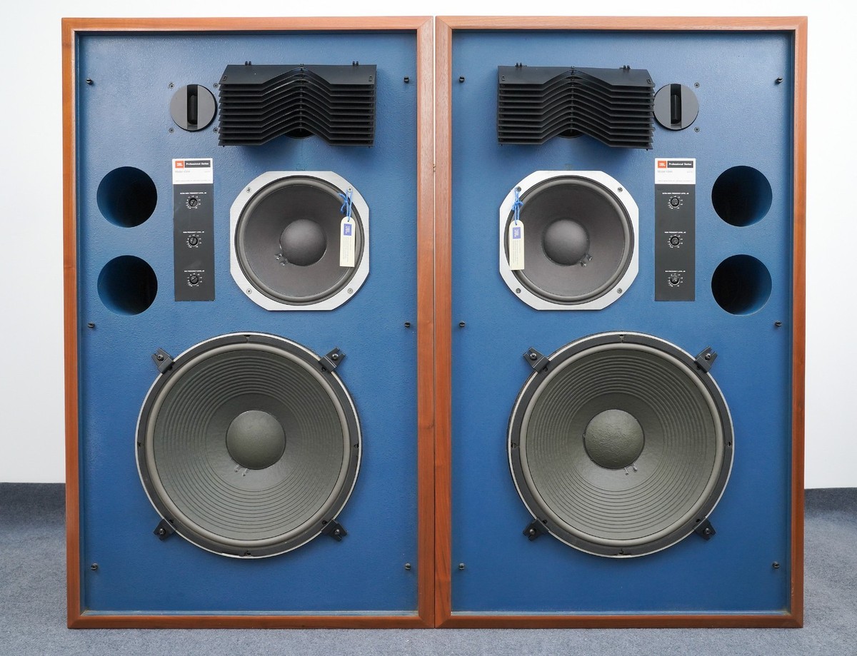 【高額品】JBL 4344 STUDIO MONITO SANSUI JBL 4344 Studio Monitors | Blue Baffle Icons | Serviced | 1