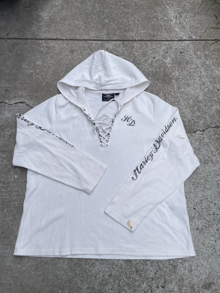 Harley-Davidson White Hoodies & Sweatshirts for Women for sale | eBay