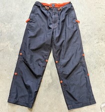 Gap Kids Vintage Y2K Fall 2000 Hiking Utility Pants Navy/Orange Size Youth Large