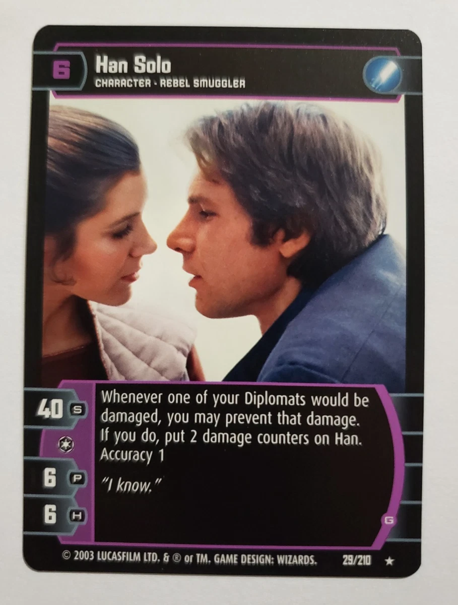 Las mejores ofertas en Juego de cartas de Star Wars Han Solo