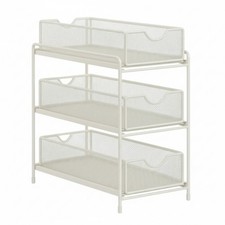 Under-Sink Storage Rack Heavy Duty Organizer with Pull-out Baskets Sturdy