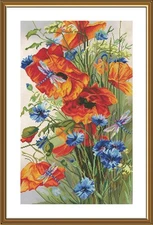 Creative Сross Stitch Embroidery Kit "Summer rhapsody" Nova Sloboda