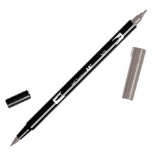Tombow DBP-56641 Dual Brush Marker Open Stock-N79 Warm Gray 2