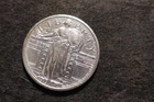 1917 TY1 AU BOLD DATE Standing Liberty Quarter Premium Coin NHX