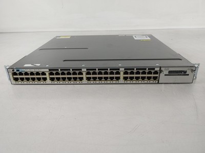 Cisco Catalyst 3750-X WS-C3750X-48P-L 48-Port Gigabit Ethernet Managed PoE+