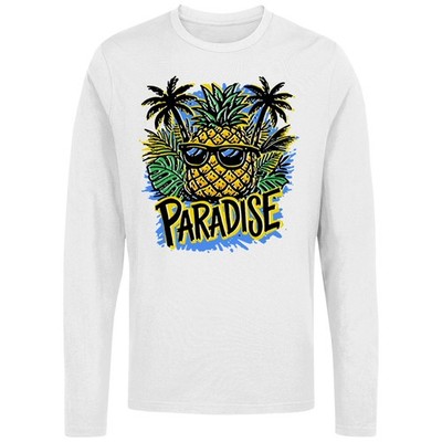 Paradise Pineapple Women's Long Sleeve T-Shirt