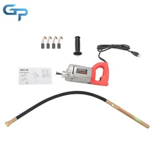 1500W Electric Concrete Vibrator 4.5 Feet Long Shaft Concrete Construction Tool
