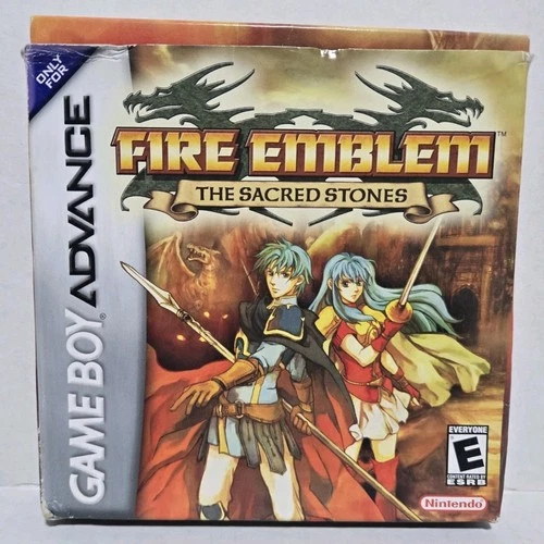 Fire Emblem Sacred Stones Game Boy GBA Box & Inserts Nintendo NO Manual Or Cart