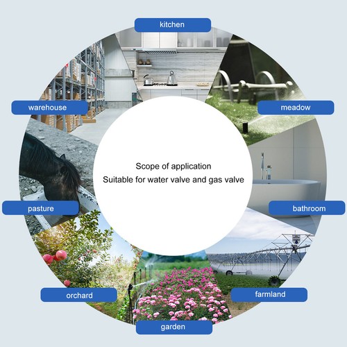 WiFi Vanne D’eau Intelligente Pipeline De Gaz Vanne D’arrêt Automatique OB - Imagen 4 de 12