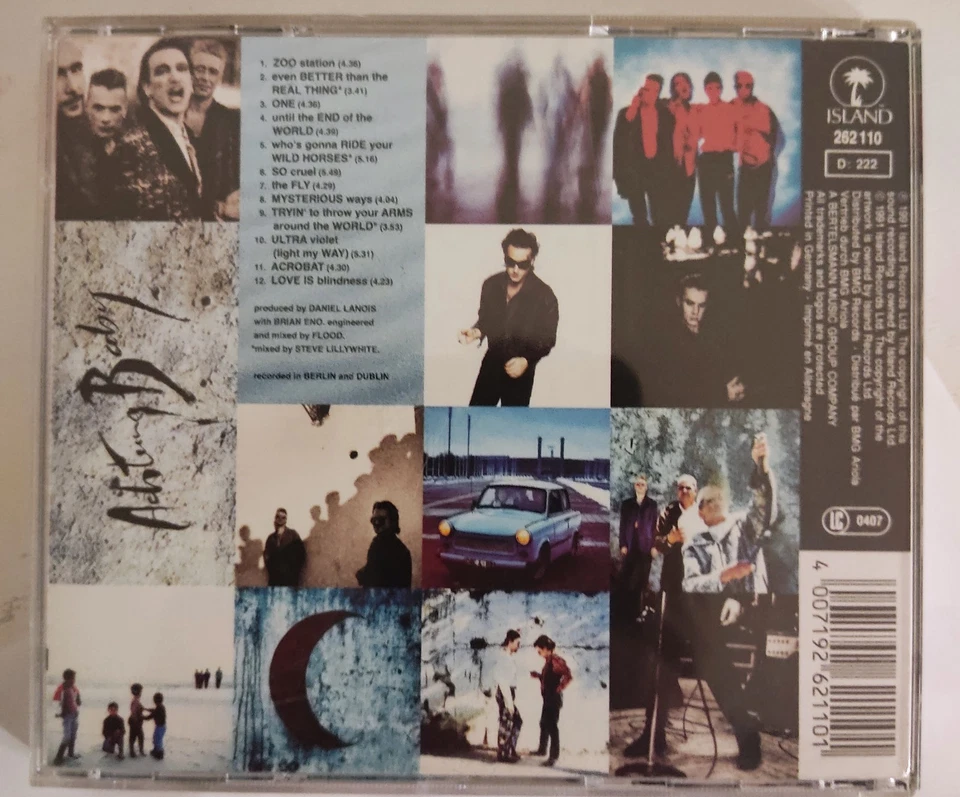 U2 - Achtung  Baby ; CD 1991 ; D ; Rock - Bild 2 von 4