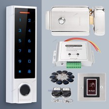 HOMSECUR Weatherproof WIFI Fingerprint RFID Access Control Set Lock APP Unlock