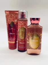 Bath & Body Works DISNEY PRINCESS MOANA Body Cream, Wash & Fragrance Mist Set