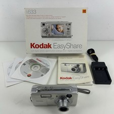 Kodak EasyShare LS633 3,1 megapixel fotocamera digitale argento scatola con caricatore leggere bene