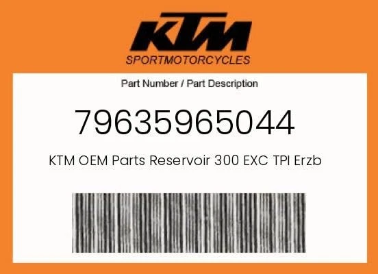 Depósito genuino KTM 300 Exc Tpi Erzbergrodeo 2020 - 79635965044 Foto 3 de 4
