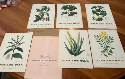 1954 Eli Lilly magazine covers, Tile and Till in original envelope complete year