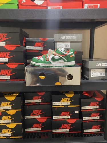 New Nike Dunk Low LTHR White Pine Green Ct0856-100 Size 8 Off White virgil  abloh 194494062863 | eBay