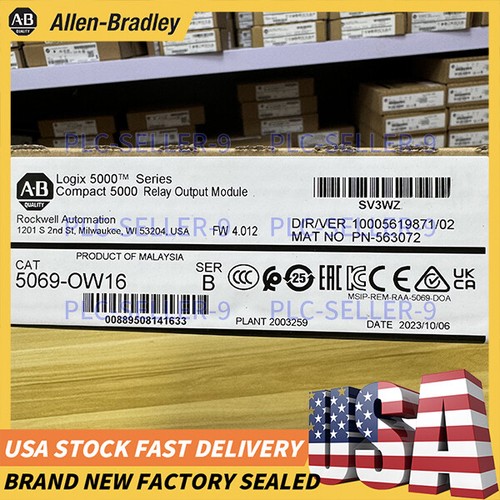 5069-OW16 Neu Versiegelt Allen-Bradley Kompakt E/A 16 Kanäle Relais Ausgangsmodul - Bild 1 von 5