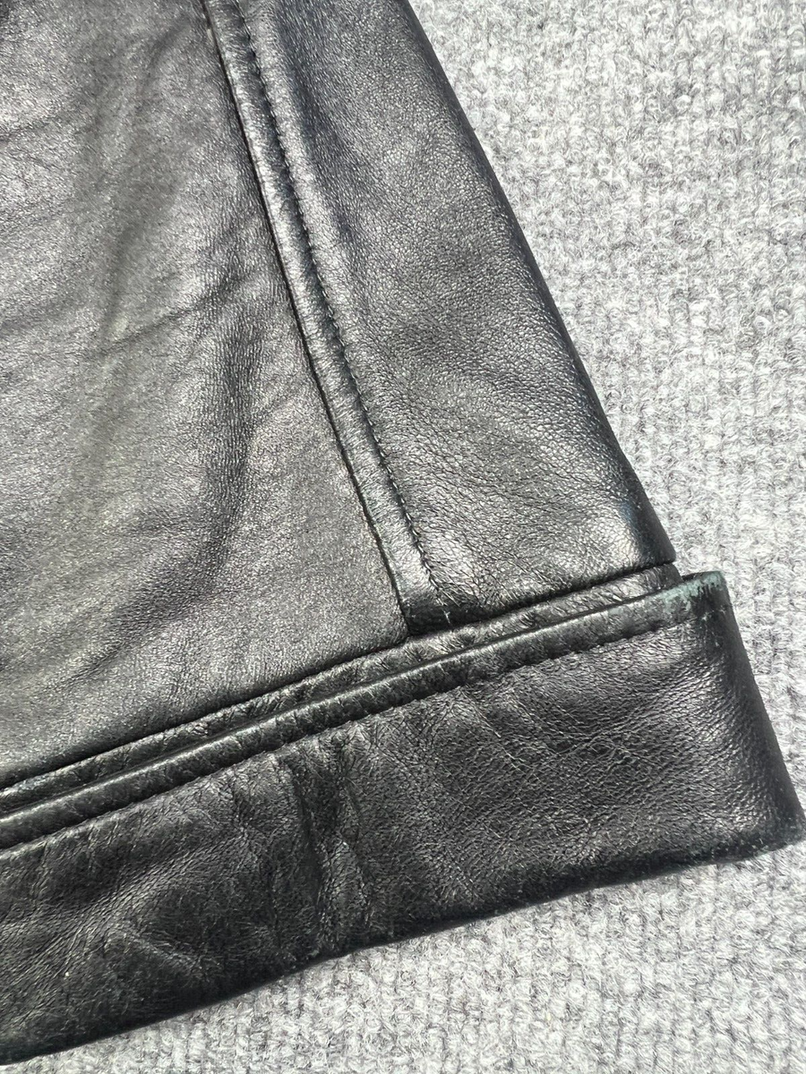 vintage usa製 レザージャケットneiman marcus Neiman Marcus Black 100% Leather Jacket Full Zip Size 44 | eBay