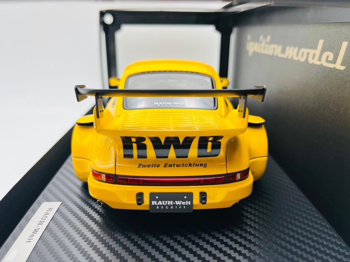 RWB930 ignition Model 1/18 イエロー イグニッションモデル 1/18 RWB 930 イエロー/WORK M1タイプ18