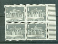 BRD BERLIN VB 1 PFG PORTA DI BRANDEBURGO BORDO DESTRO CON FLUORESCENZA ** 