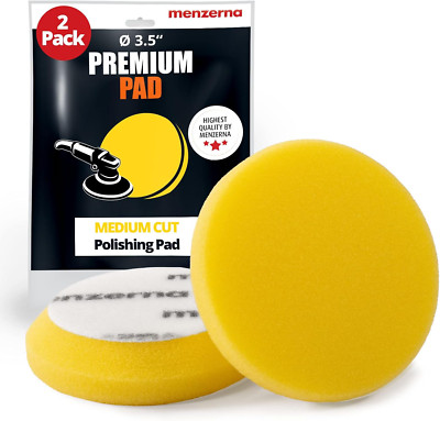 3.5 Inch 2X Premium Polishing Pads Medium Cut for Medium Fine Polishing I Body R