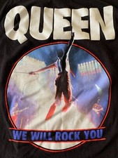 2018 QUEEN "We Will Rock You" Concert Tour (MED) T-Shirt FREDDIE MERCURY
