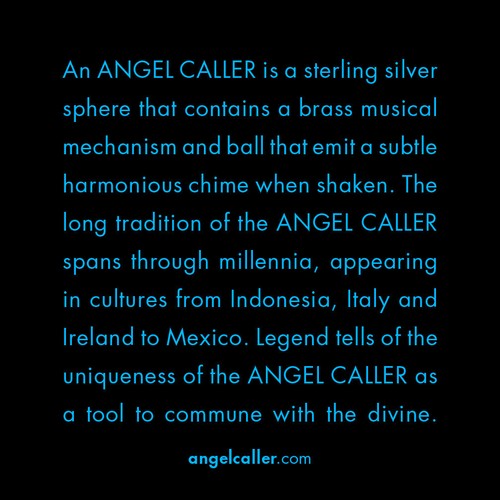 Angel Caller Necklace – Italian .925 Sterling Silver Pendant with Soothing Chime - Picture 11 of 11