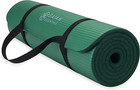 Essentials Thick Yoga Mat Fitness & Exercise Mat with Easy-Cinch Yoga Mat Carrie