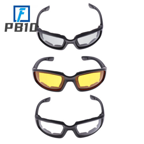 3 PCS Biker Motorrad Brille Sport Winddichte Staubdichte Augen Schutzbrillen DE - Bild 1 von 12