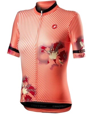 Castelli Damen Radsport Zubehör Damen-Radtrikot Primavera Jersey Peach Echo 9704