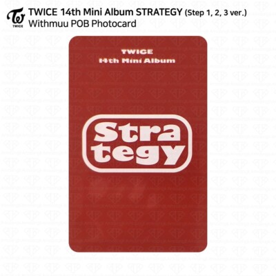 twice  strategy Withmuu限定 TWICE - STRATEGY 14th Mini [WITHMUU] PREORDER EXCLUSIVE